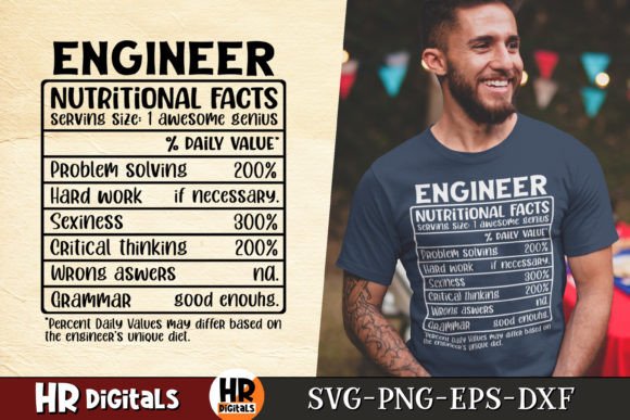 Engineer Nutritional Facts, Funny: An Embroidery Review