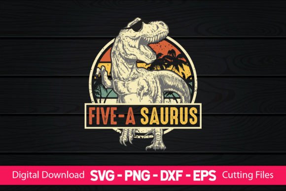 Five-a Saurus Funny Dinosaur: A Designer's Review