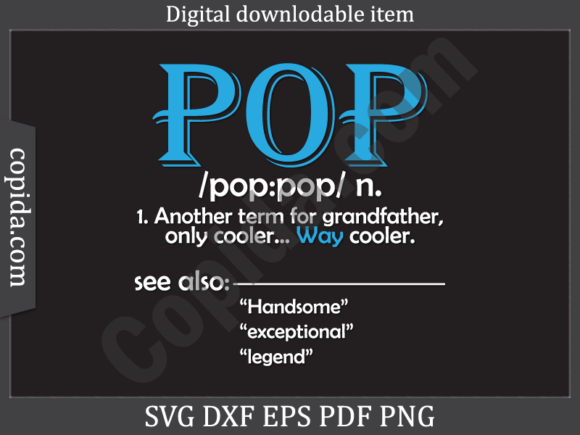 Pop Funny Definition Svg Cutting File Review